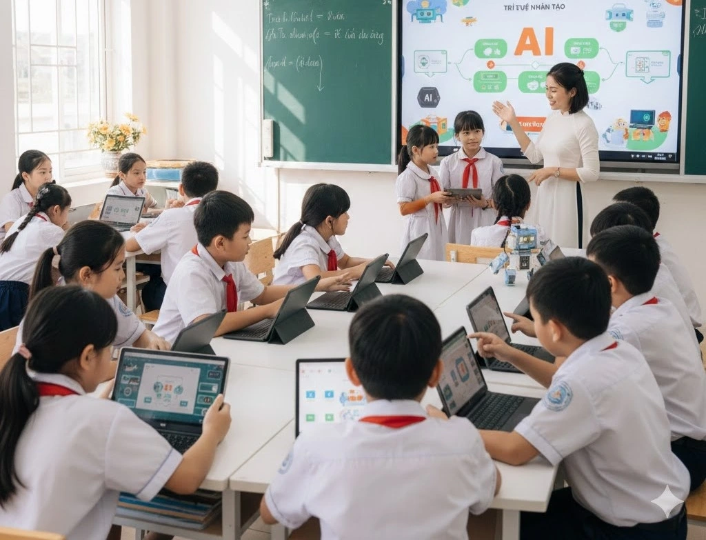Thí điểm dạy AI cho học sinh tiểu học